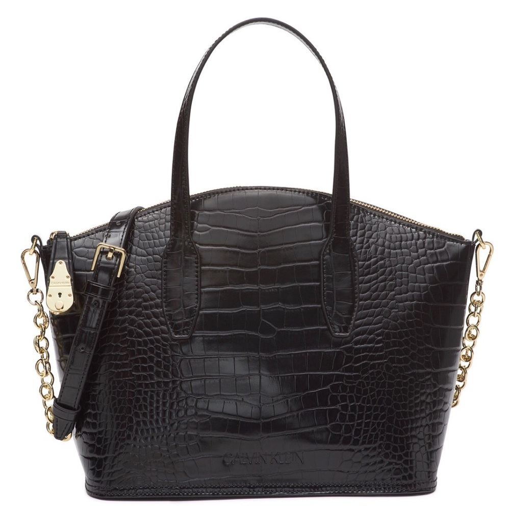 Calvin Klein Lock Satchel